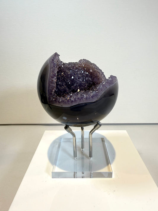 Amethyst Geode Sphere