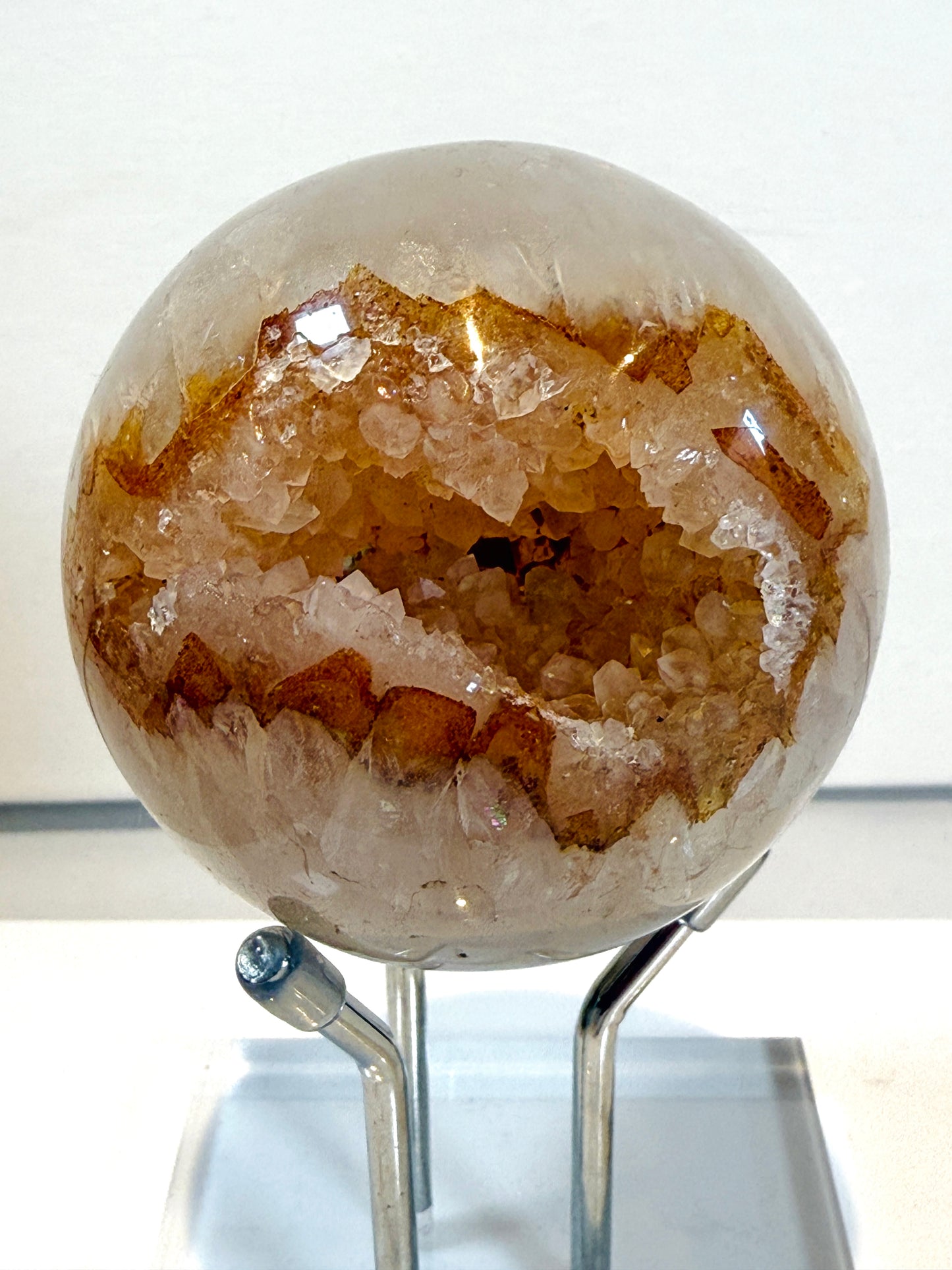 Agate Geode Sphere