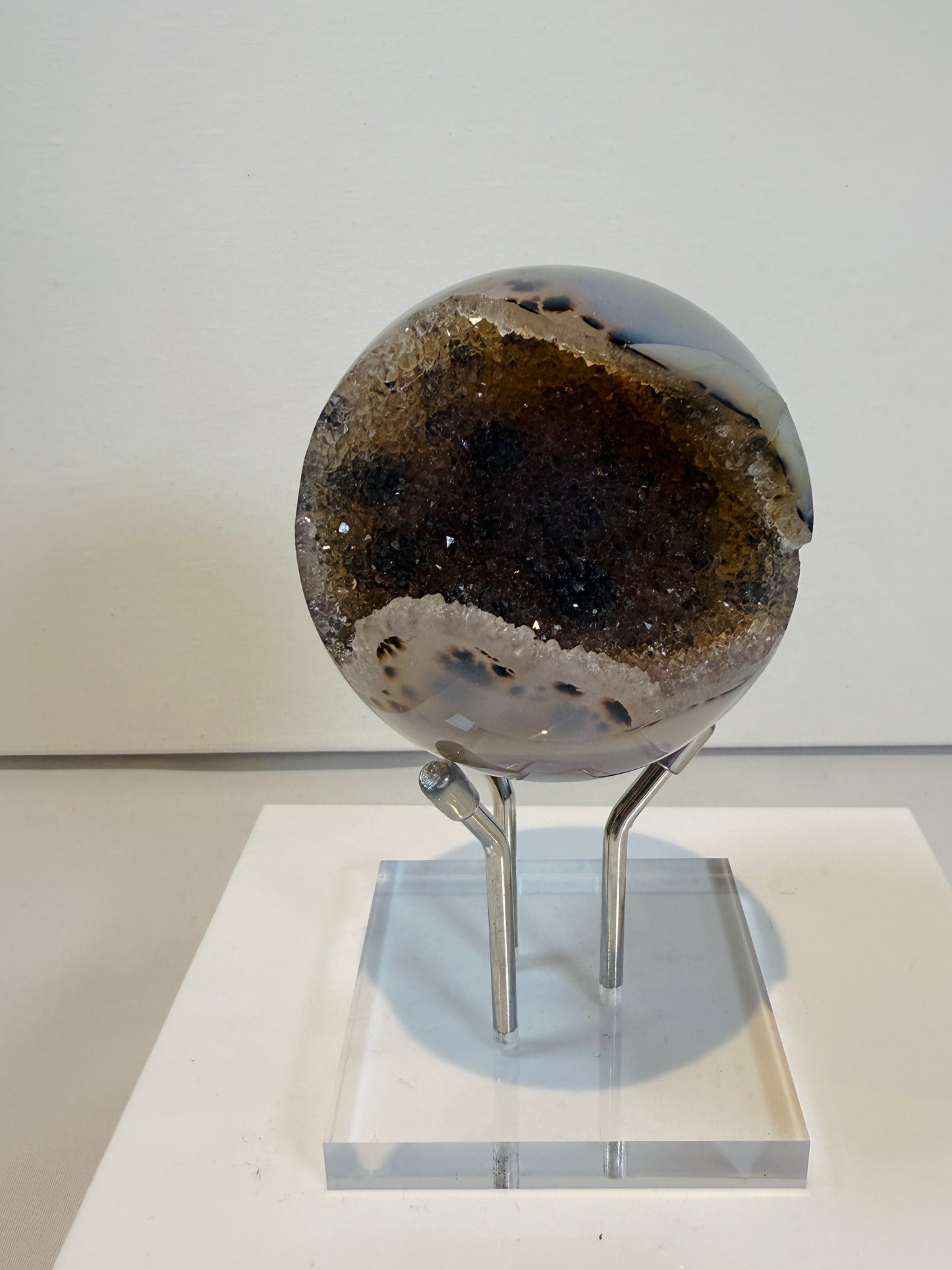 Agate Geode Sphere