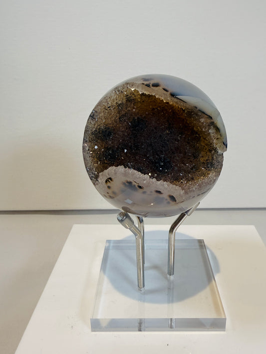 Agate Geode Sphere