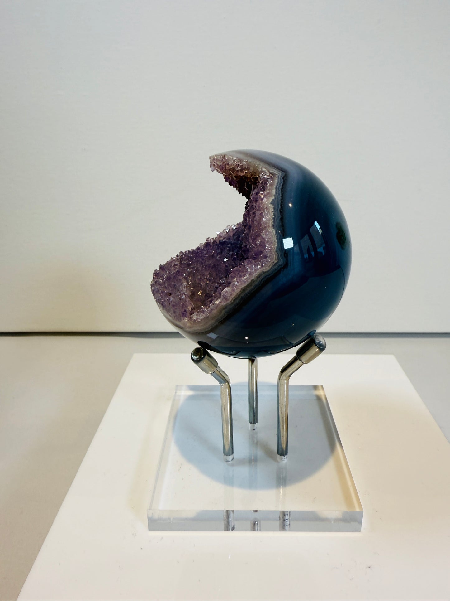 Amethyst geode sphere