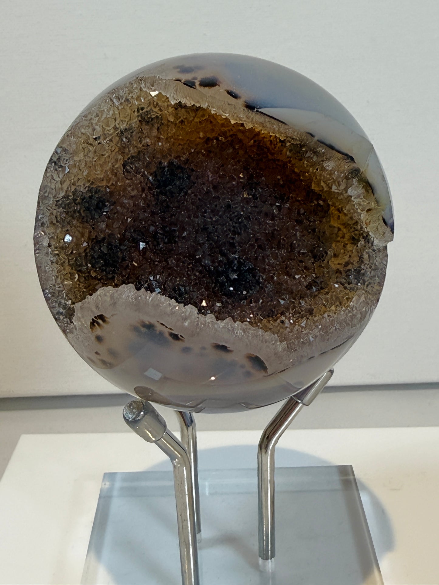 Agate Geode Sphere