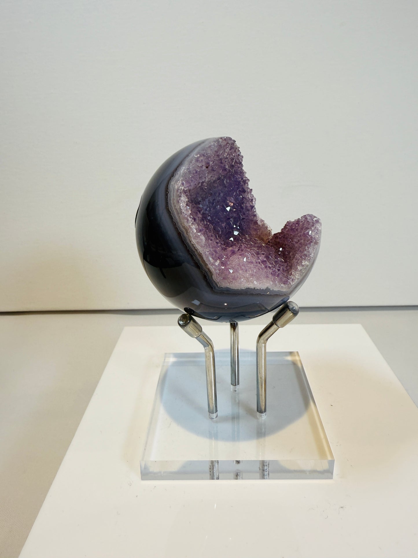 Amethyst geode sphere