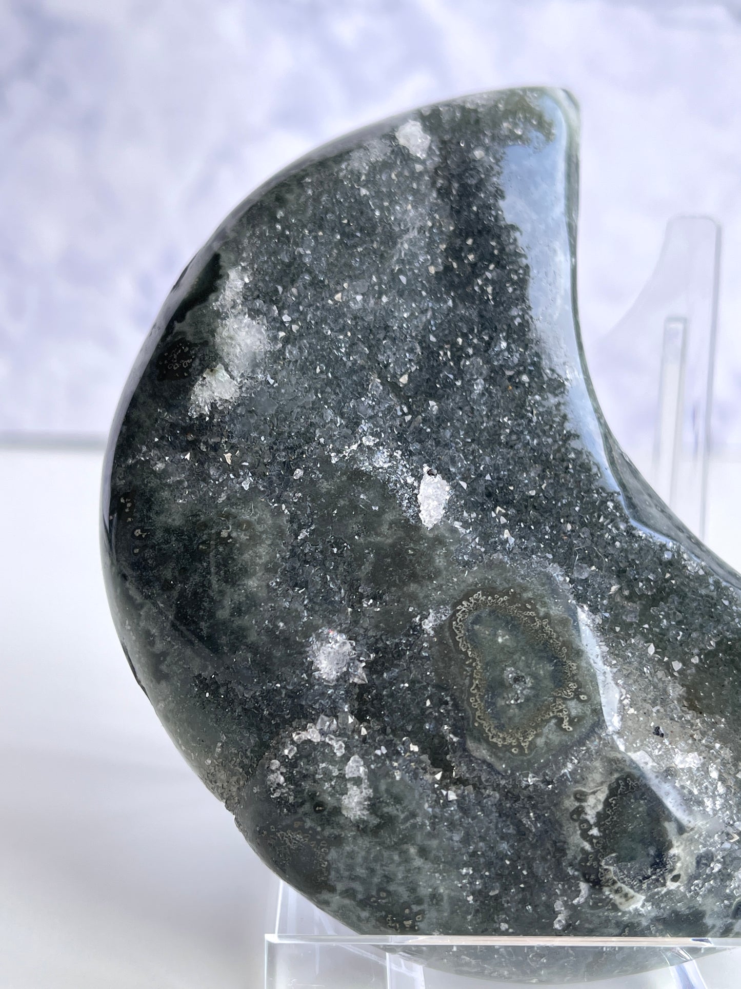 Green galaxy Amethyst Moon