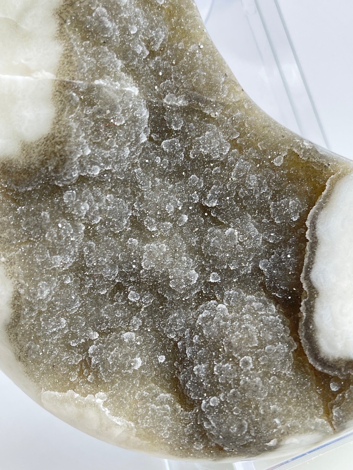 Jasper sugar druzy Moon