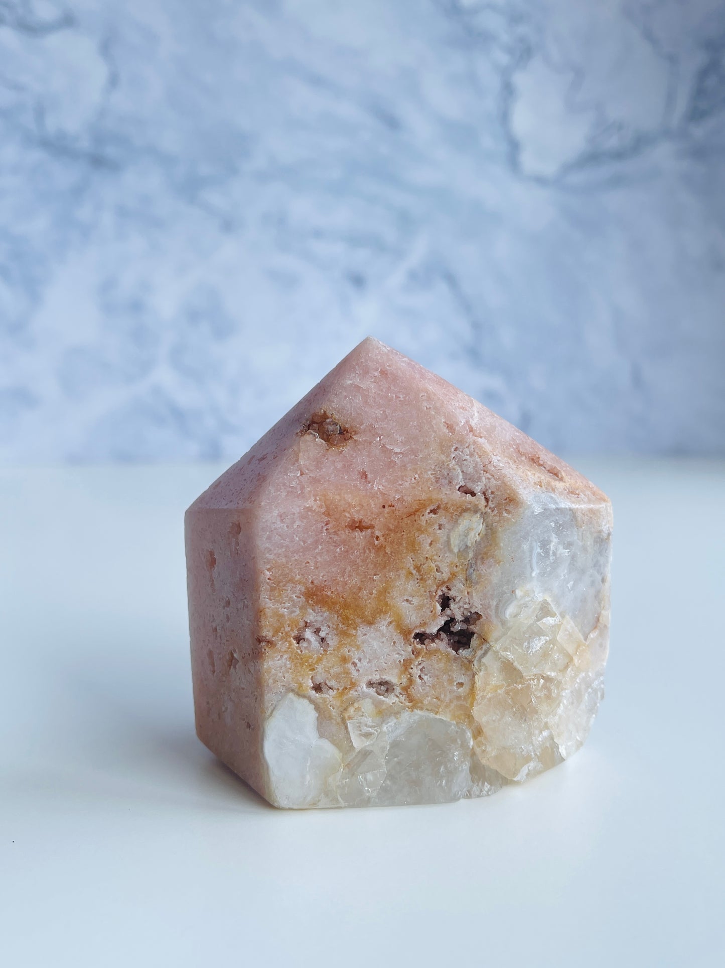 Pink amethyst tower