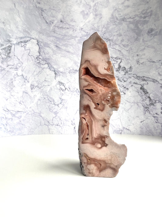 Pink Amethyst Freeform Tower